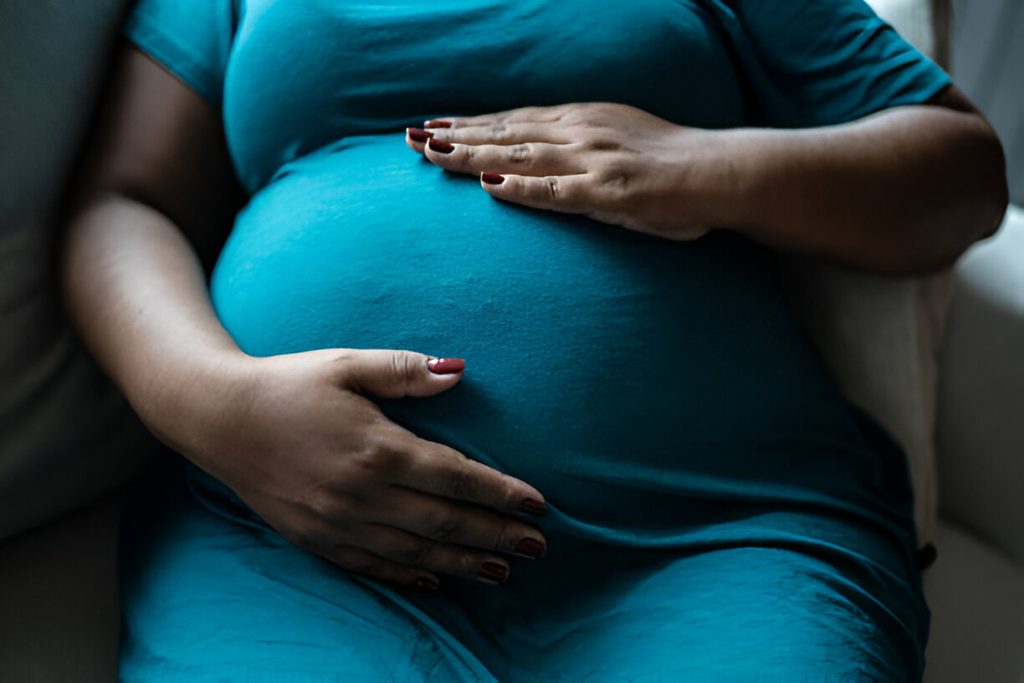 Pregnant woman healthy beginning