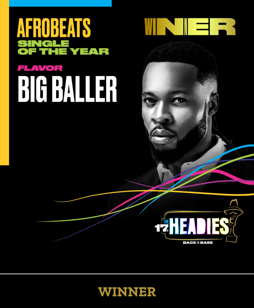 Single of the Year. 2025 Headies Award