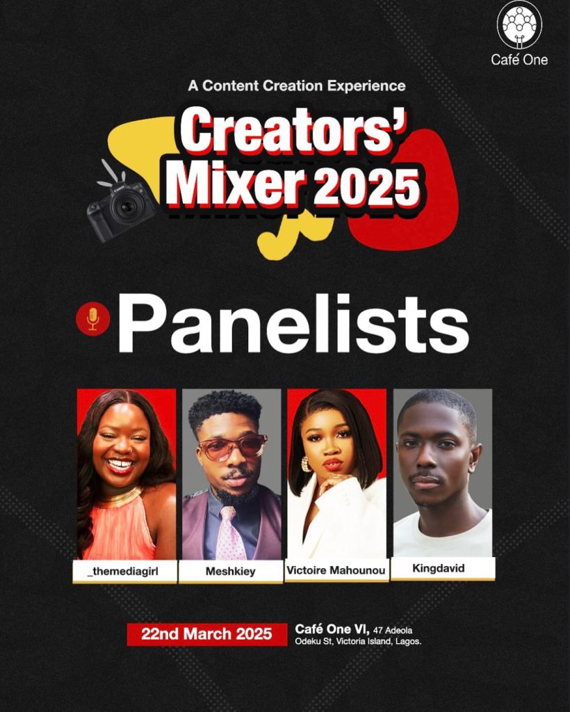 Cafe One creators mixer