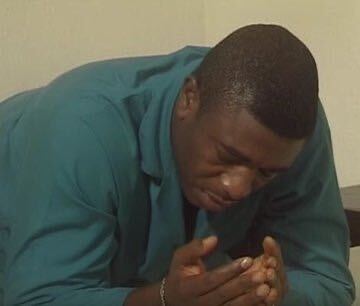 picture showing a man praying to God