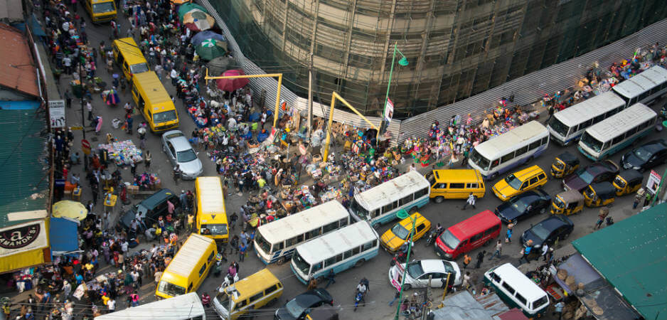 Lagos island traffic